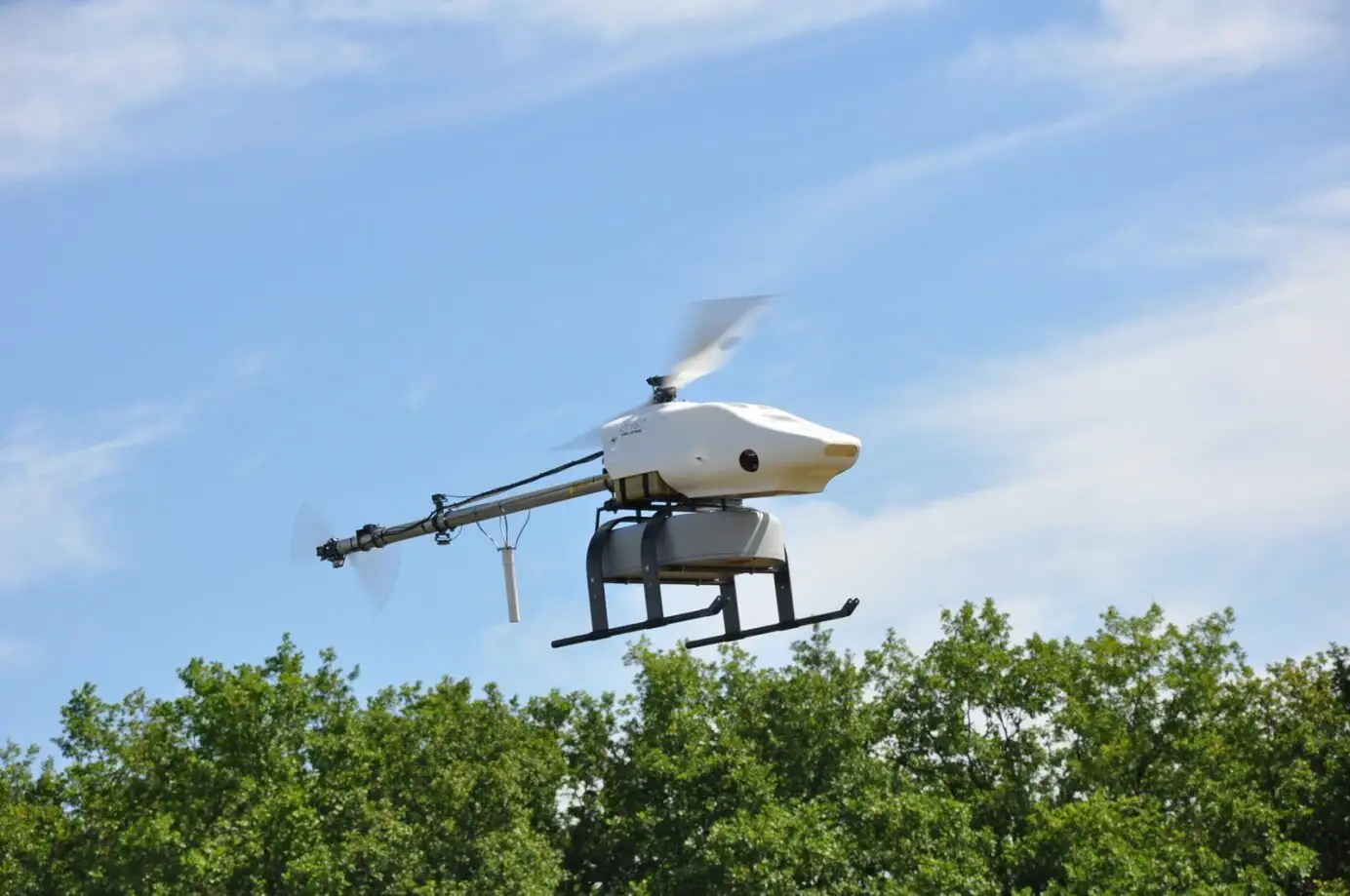 Image représentant le drone Dragon en vol.